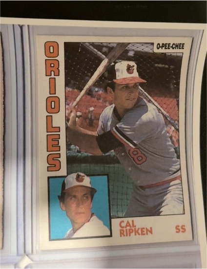 1984 O-Pee-Chee #490 Cal Ripken — front
