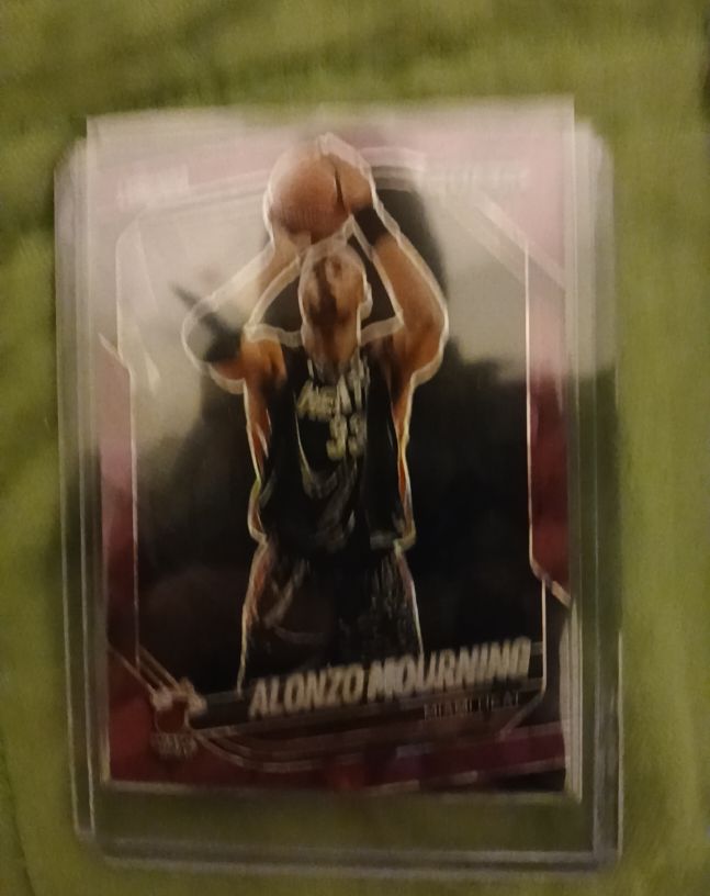 2024-25 Panini Prizm Black #284 Alonzo Mourning — front