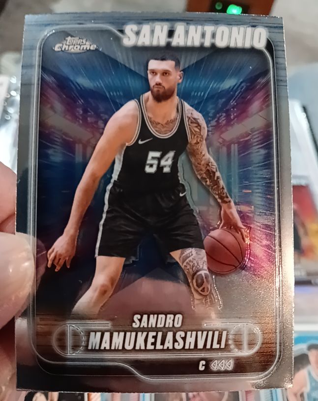 2024-25 Topps Chrome #186 Sandro Mamukelashvili — front