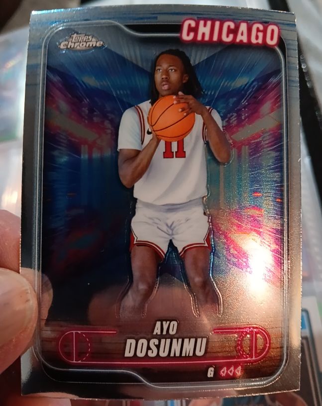 2024-25 Topps Chrome #58 Ayo Dosunmu — front