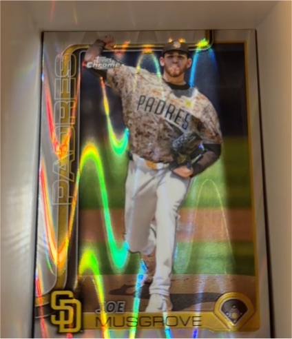 2025 Topps Chrome #55 Joe Musgrove — front