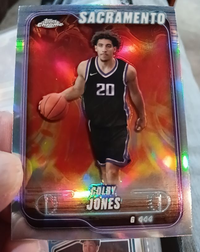 2024-25 Topps Chrome #192 Colby Jones — front