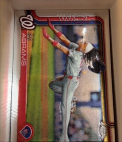 2025 Topps Chrome #176 C.J. Abrams — front