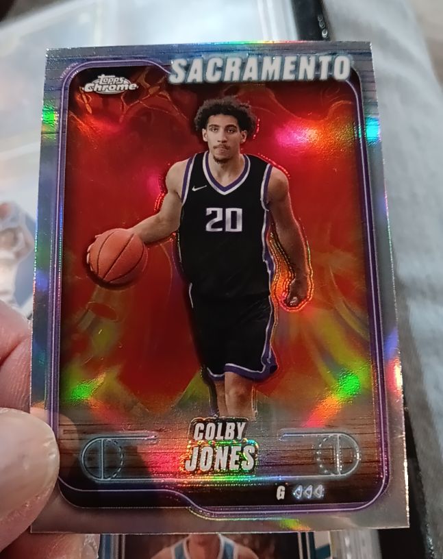 2024-25 Topps Chrome #192 Colby Jones — front