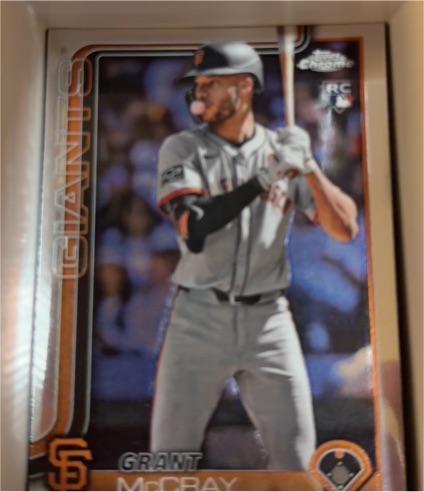 2025 Topps Chrome #116 Grant McCray — front