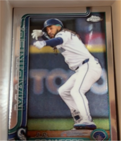 2025 Topps Chrome #181 J.P. Crawford — front