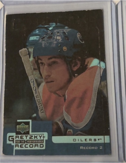 1999-00 McDonald's Upper Deck Gretzky Performance for the Record #2 Wayne Gretzky — front