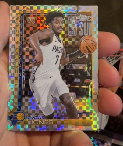 2025-26 Topps Chrome #289 Kam Jones — front