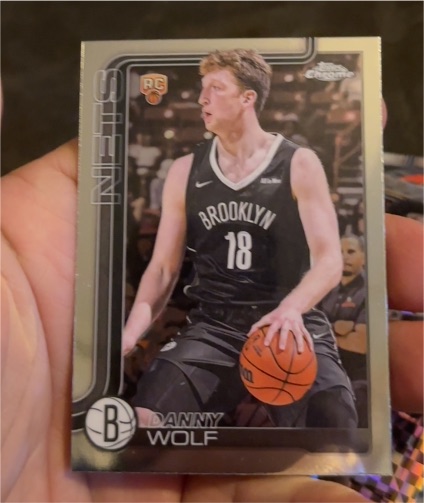 2025-26 Topps Chrome #277 Danny Wolf — front