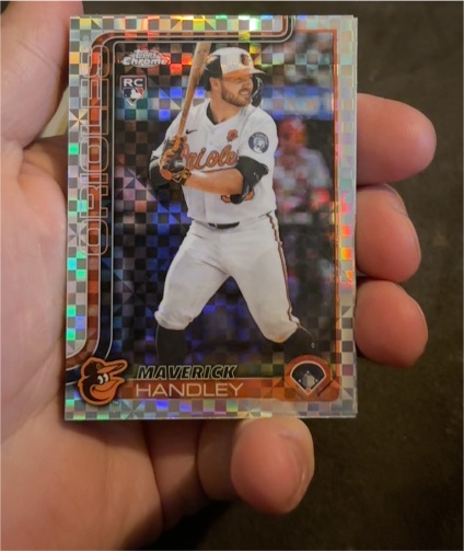 2025 Topps Chrome Update #USC58 Maverick Handley — front