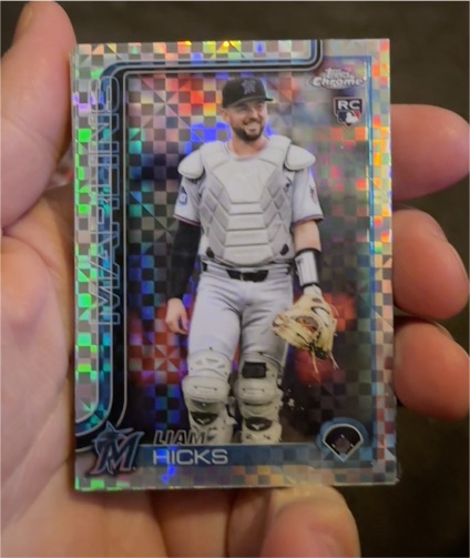 2025 Topps Chrome Update #USC86 Liam Hicks — front