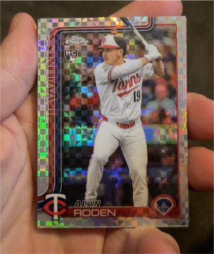 2025 Topps Chrome Update #USC41 Alan Roden — front