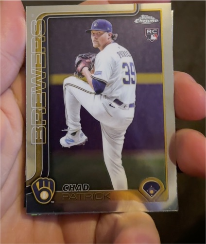2025 Topps Chrome Update #USC90 Chad Patrick — front