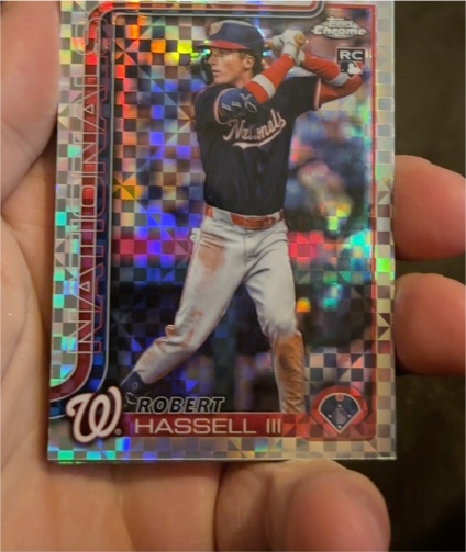 2025 Topps Chrome Update #USC154 Robert Hassell III — front