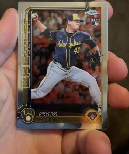 2025 Topps Chrome Update #US261 Craig Yoho — front