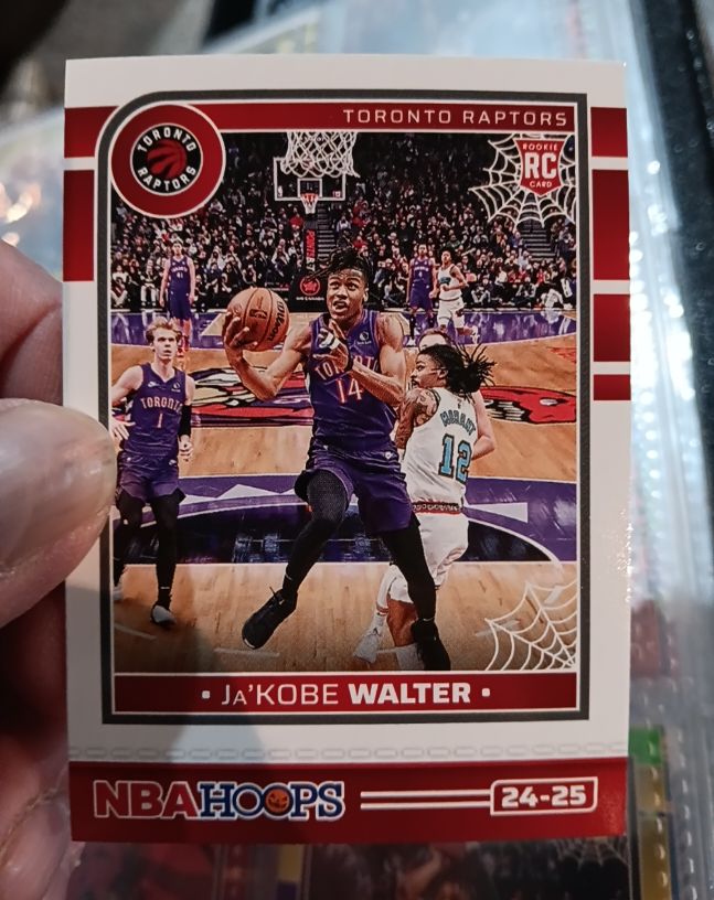 2024-25 Panini NBA Hoops Haunted Hoops #255 Ja'Kobe Walter — front