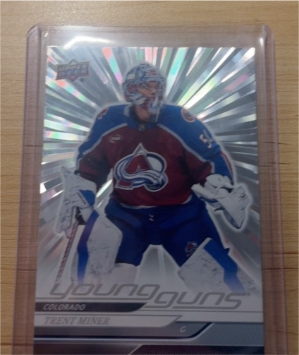 2024-25 Upper Deck Extended Series Young Guns #709 Trent Miner — front