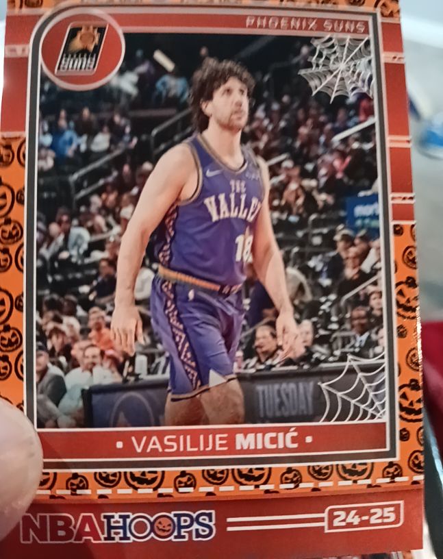 2024-25 Panini Haunted Hoops #190 Vasilije Micic — front