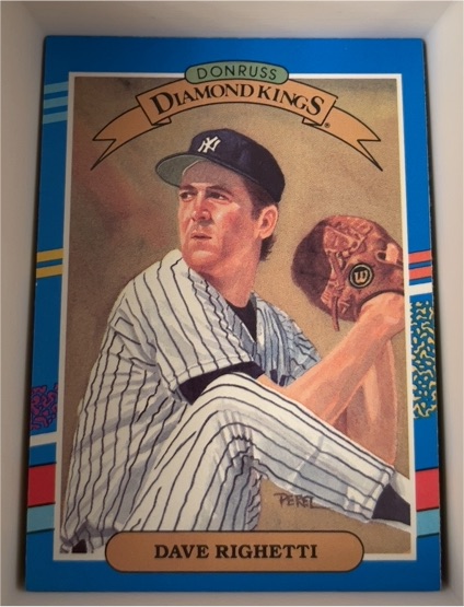 1991 Donruss Diamond Kings #21 Dave Righetti — front