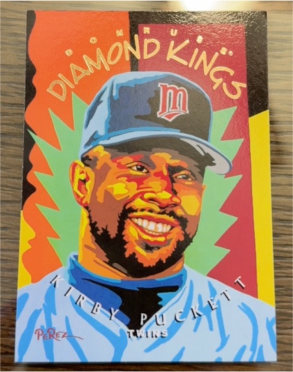 1995 Donruss Diamond Kings #DK-19 Kirby Puckett — front