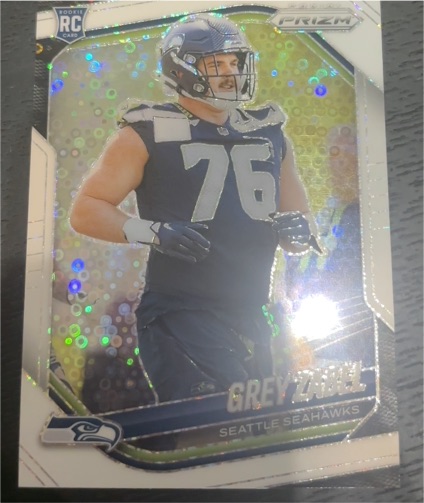 2025 Panini Prizm #387 Grey Zabel — front