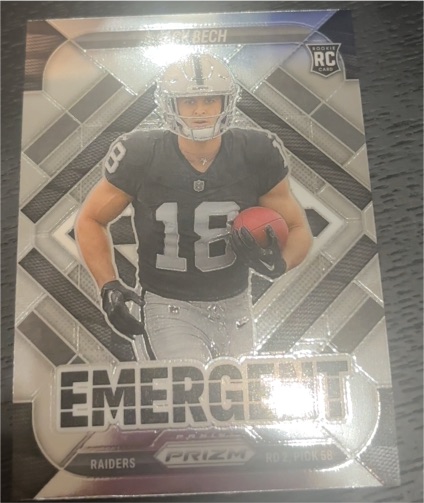 2025 Panini Prizm #11 Jack Bech Emergent — front