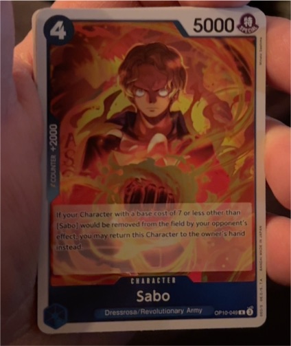 2024 One Piece Card Game OP10-049 Sabo Royal Blood — front