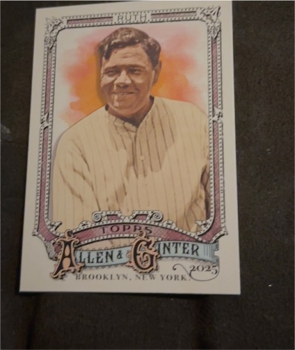 2025 Topps Allen & Ginter #28 Babe Ruth — front