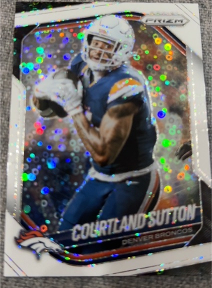 2025 Panini Prizm #163 Courtland Sutton — front