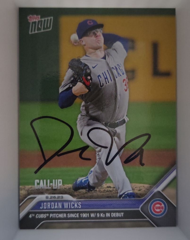 2023 Topps Now #766 Jordan Wicks — front