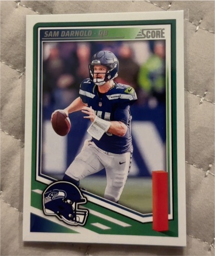 2025 Panini Score #40 Sam Darnold — front
