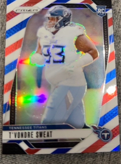 2024 Panini Prizm #394 T'Vondre Sweat — front
