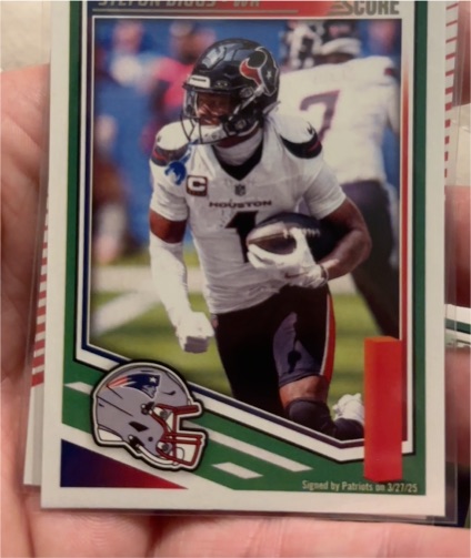 2025 Panini Score #71 Stefon Diggs New England Patriots — front