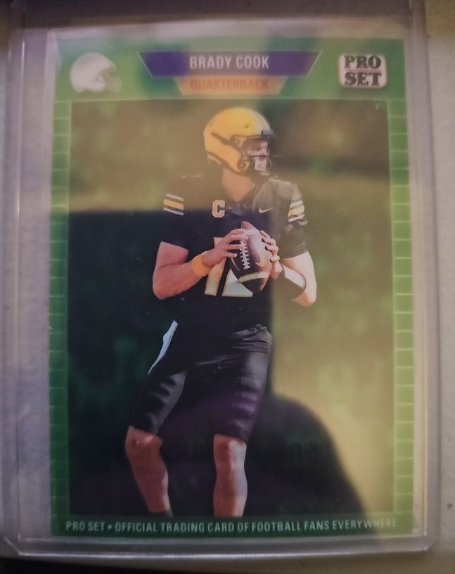 1989 Pro Set # Brady Cook — front