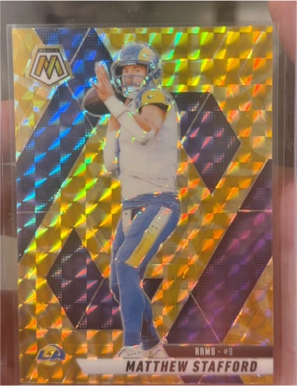 2025 Panini Mosaic #96 Matthew Stafford — front