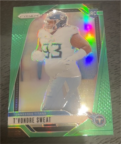 2024 Panini Prizm #394 T'Vondre Sweat — front
