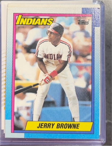 1990 Topps #442 Jerry Browne — front