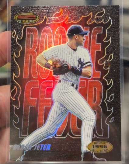 2001 Bowman's Best #RF7 Derek Jeter Rookie Fever — front