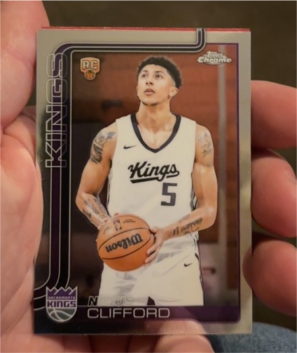 2025-26 Topps Chrome #274 Nique Clifford — front