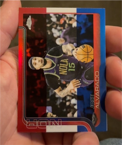 2025-26 Topps Chrome #144 Jose Alvarado — front