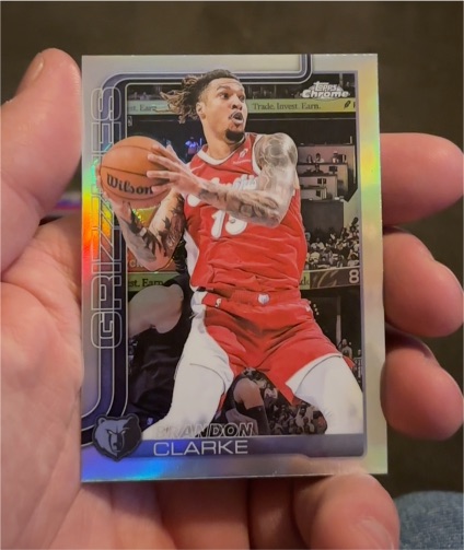 2025-26 Topps Chrome #133 Brandon Clarke — front