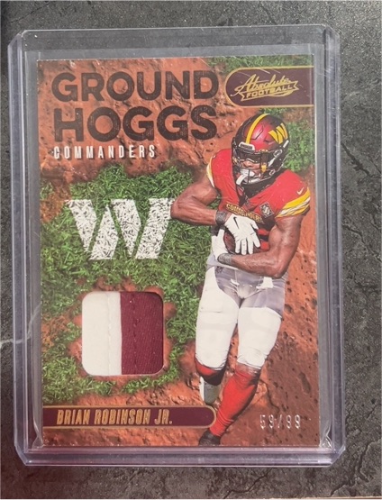 2023 Panini Absolute Ground Hoggs #GH-17 Brian Robinson Jr. — front