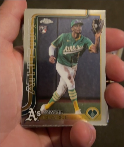 2025 Topps Chrome Update #USC15 Denzel Clarke — front