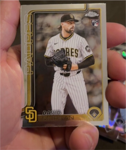 2025 Topps Chrome Update #US348 David Morgan — front