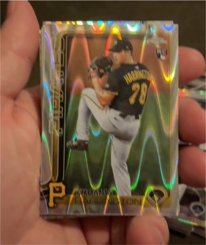 2025 Topps Chrome Update #USC177 Thomas Harrington — front