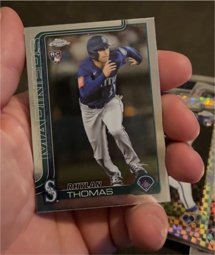 2025 Topps Chrome Update #US196 Rhylan Thomas — front