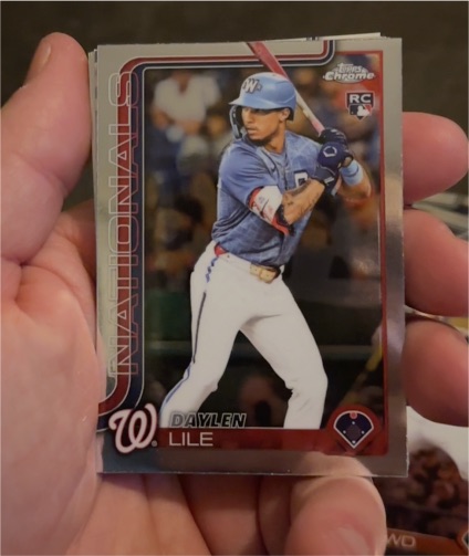 2025 Topps Chrome Update #USC146 Daylen Lile — front