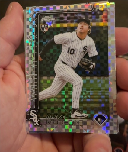 2025 Topps Chrome Update #USC75 Chase Meidroth — front