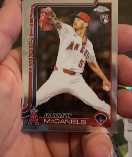 2025 Topps Chrome Update #USC20 Garrett McDaniels — front
