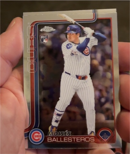 2025 Topps Chrome Update #USC93 Moises Ballesteros — front